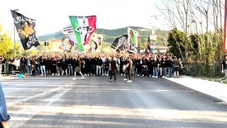 AscoliPisa corteo tifosi pre gara [upl. by Jeffry]