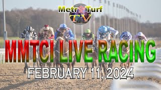 11 February 2024  Philippines Horse Racing Live  Metro Manila Turf Club Inc [upl. by Morrill835]