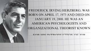 Video on Frederick Herzbergs Two Factory Theory MotivationHygiene factors [upl. by Nyhagen538]