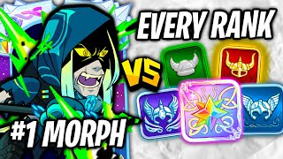 1 Morph Player vs EVERY Rank until he loses [upl. by Dilly]