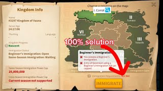 Rok gameplay  entry of governors with beginners immigration not yet capped  how to migrate f2p [upl. by Renelle]