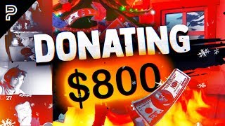 DONATING 800 TO PARALLEL MEMBERS FOR CHRISTMAS 2 Surprise Recruits [upl. by Siriso]