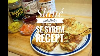 Slané palačinky se sýremrecept [upl. by Abijah]