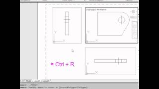 AUTOCAD 2013 Ctrl R [upl. by Ursa]