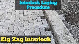 Road construction interlock paver tile block procedure in india interlocking paver [upl. by Jezebel290]