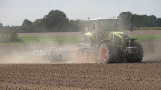 CLAAS AXION 960TT mit ein KÖCKERLING VECTOR Grubber  SOUND  4K [upl. by Suirrad844]