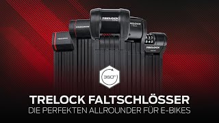 TRELOCK Faltschlösser Die perfekten Allrounder um EBikes und Fahrräder sicher abzuschließen [upl. by Stimson]