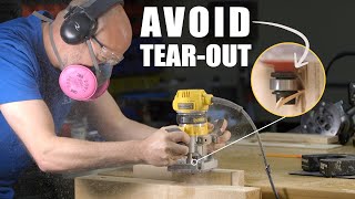 Preventing TearOut While Routing  Plywood amp Solid Wood [upl. by Flossi603]