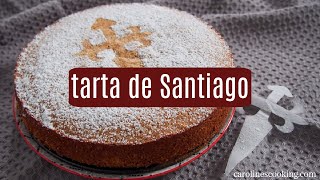 Tarta de Santiago  Spanish almond cake [upl. by Stormi]