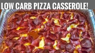 THE BEST Low Carb Pizza Casserole Easy to make Family recipe [upl. by Elylrac]