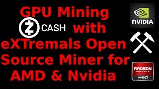 GPU ZCash Miner for AMD amp Nvidia in Windows ZEC with 6 rx470 4G  rx480 8G Mining Rig [upl. by Garret735]