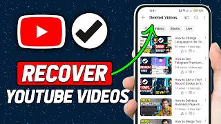 How to Recover Deleted YouTube Videos 2024 Updated Way [upl. by Enyaht111]