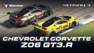 NEW CONTENT  Chevrolet Corvette Z06 GT3R [upl. by Ennayar]