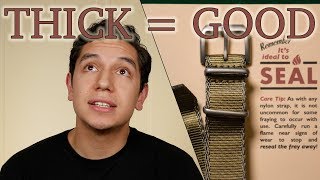 Haveston M1936 quotHeavyquot Tool Watch Strap Review  Thicker is Better [upl. by Elsilrac]