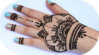 Henna Tutorial auf die ganze Hand  Sanny Kaur [upl. by Jacqui]