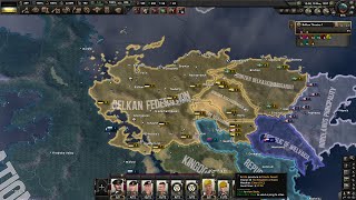 How to Win Belkan War Hearts of Iron 4 Project Ulysses Mod [upl. by Ocirderf]