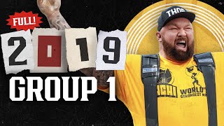 FULL 2019 Worlds Strongest Man  Group 1 [upl. by Moore172]