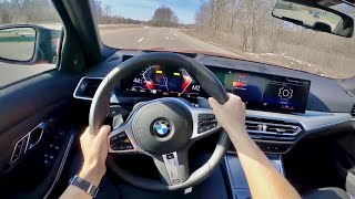 2023 BMW M340 i xDrive  POV Driving Impressions [upl. by Yumuk]