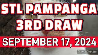 STL PAMPANGA RESULT TODAY 3RD DRAW SEPTEMBER 17 2024 8PM  TUESDAY [upl. by Eceirtal220]