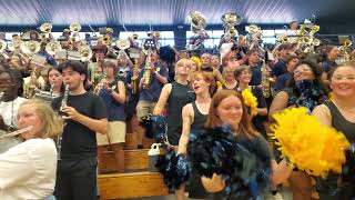 Buckhorn Band 2023 Bucks v MCHS Pep Rally BlackOut [upl. by Yoccm178]