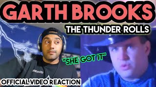 Garth Brooks  The Thunder Rolls  THE BANNED OFFICAL VIDEO FIRST TIME REACTION [upl. by Yddeg]