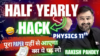 Class 11th Physics Most Important Question Ch 1 to 6  Important Questions Physics CBSE All Board [upl. by Leupold679]