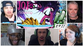 Squalo and Tiziano Reaction Mashup JJBA Part 5 Golden Wind Ep22 [upl. by Delila935]