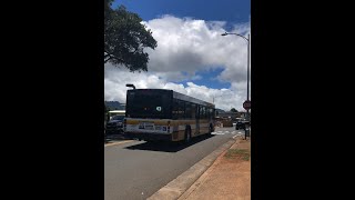 Thebus Honolulu Bus 653 Gillig Low Floor 40 Ft Route 43 Waiawa [upl. by Chelsea]