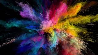 Color Explosion on Black Background  FREE STOCK VİDEO 4K  NO COPYRİGHT VİDEO COMPILATION  2021 [upl. by Ahsier]