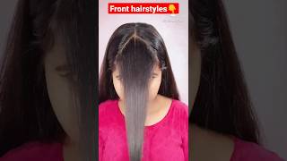 Easy open hairstyles for medium hair  front hairstyle  viraltrend shortsviral trendingnow [upl. by Adolpho]