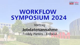 Workflow Symposium 2024  Jobdatenannahme [upl. by Nevets334]