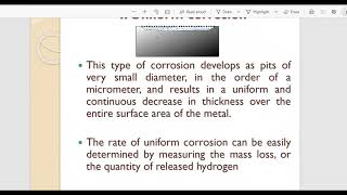 TYPES OF CORROSION  UNIFORM CORROSION  Chemistry  Engineering Materials [upl. by Ylak]