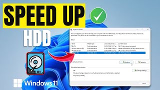 How to Defragment Drives in Windows 11 on PC  Increase HDD Speed Like SSD [upl. by Anrehs419]