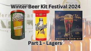 Winter Beer Kit Festival 2024  Part 1  Lagers [upl. by Ybbor]