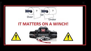 DON’T overwind your winch Overwound vs Underwound It matters on a Winch Overspool vs underspool [upl. by Barnett823]