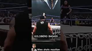 GOLDBERG 🧑‍🦲VS BROCK LESNAR 🐺  GOLDBERG ENTRANCE 😈 wwe attitude brocklesnar goldberg viral [upl. by Ylluz]