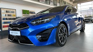 Kia Proceed 2022 15 TGDI 160KM 7DCT wersja GTLineTECAEB  kolor Blue Flame  Prezentacja PL4K [upl. by Majka278]