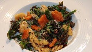 Chef Luke Holder creates a pasta recipe Orecchiette with purple sprouting broccoli [upl. by Ahsitra]