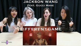 MV REACTION DIFFERENT GAME  JACKSON WANG ft GUCCI MANE  P4pero Dance [upl. by Ylerebmik]