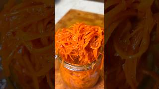 Quick amp Easy Korean Carrot Salad Recipe 🌶️  Delicious Morkovcha in Minutes 🥕 [upl. by Iris]