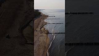 Kołobrzeg grzybowo morze morzebaltyckie sea balticsea dji djiphotography [upl. by Ardnohs]