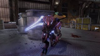 Sangheili Field Marshal  Almost a Melee Kill [upl. by Airotahs]