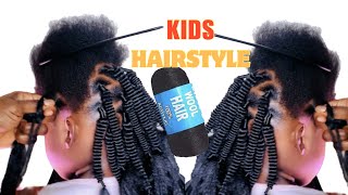 THE BEST PROTECTIVE HAIRSTYLES USING BRAZILIAN WOOL HAIR hairtutorial brazilianwool ropetwist [upl. by Nodroj989]