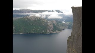 Drive to Preikestolen Pulpit Rock from Stavanger Norway [upl. by Anialram]