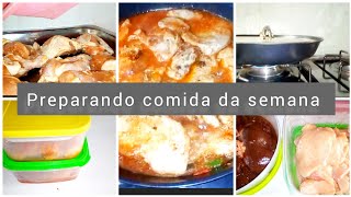 COZINHANDO COMIDA PARA A SEMANA• Ideias de comida para congelar [upl. by Conway]