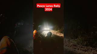 Powys Lanes Rally 2024 9th November rally wales motorsport [upl. by Atsirc]