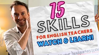 Be a GREAT English Teacher by Mastering These 15 Skills [upl. by Recneps]