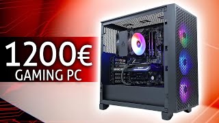 BESTER 1200 Euro GAMING PC  Zusammenbauen amp Test oder zum fertig kaufen [upl. by Rubia]