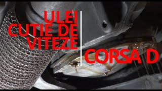 Opel schimb ulei cutie de viteze manuală F13 F17  gearbox oil change [upl. by Peter213]