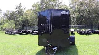 6x10 Continental Cargo  Enclosed Trailer  With Black Out Kit [upl. by Karlyn]